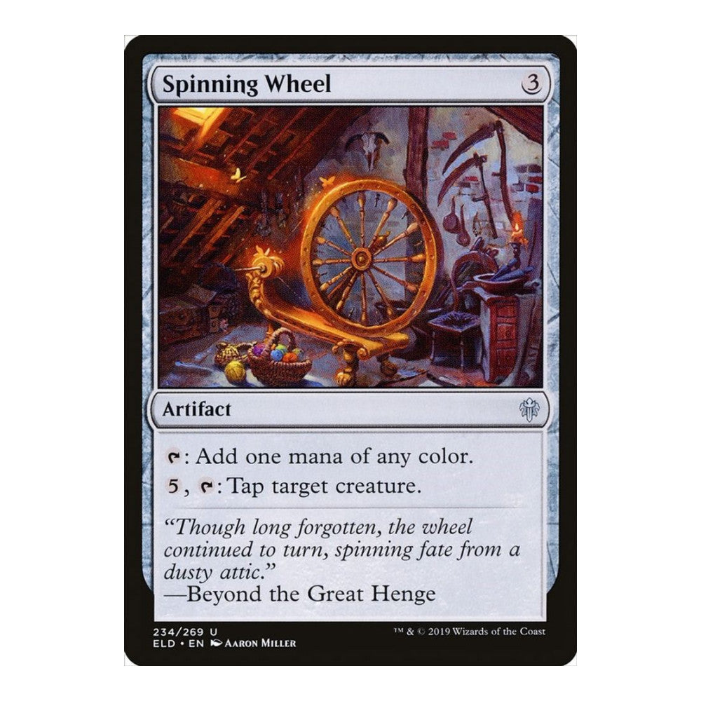 2019 Magic: The Gathering: Throne of Eldraine (ELD) - Spinning Wheel (#234, Uncommon) (, Near Mint)