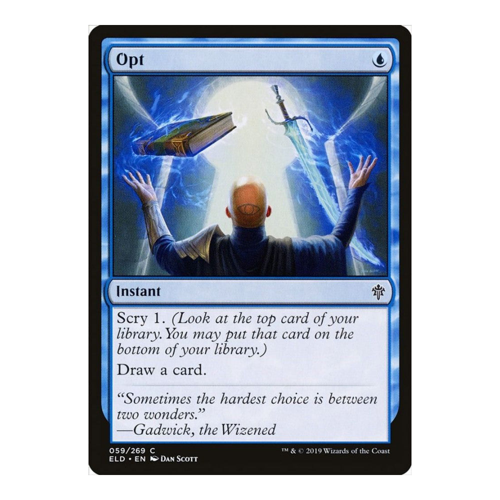 2019 Magic: The Gathering: Throne of Eldraine (ELD) - Opt (#59, Common) (, Near Mint)