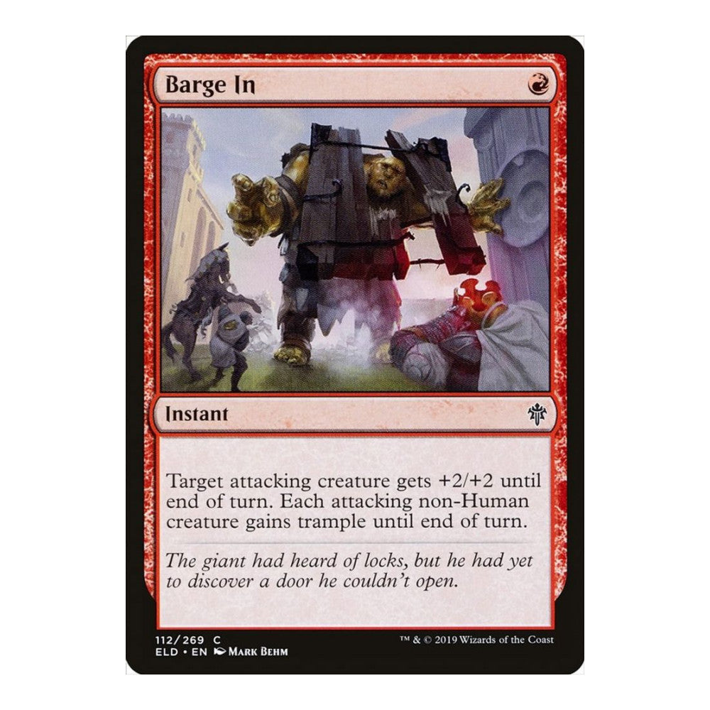 Barge In - Throne of Eldraine () - Near Mint -