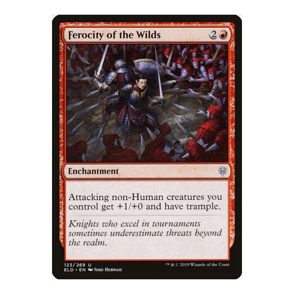 Ferocity of the Wilds - Throne of Eldraine () - Near Mint -