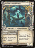 2019 Magic: The Gathering: Throne of Eldraine (ELD) - Silverflame Squire Showcase (#279, Common) (, Near Mint)