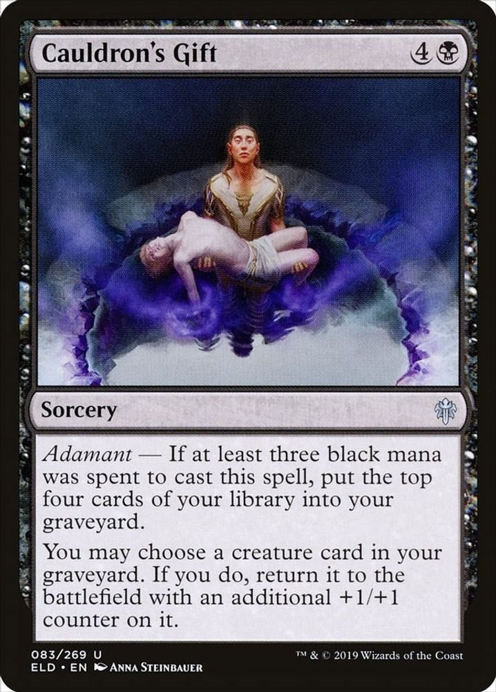 2019 Magic: The Gathering: Throne of Eldraine (ELD) - Cauldrons Gift (#83, Uncommon)