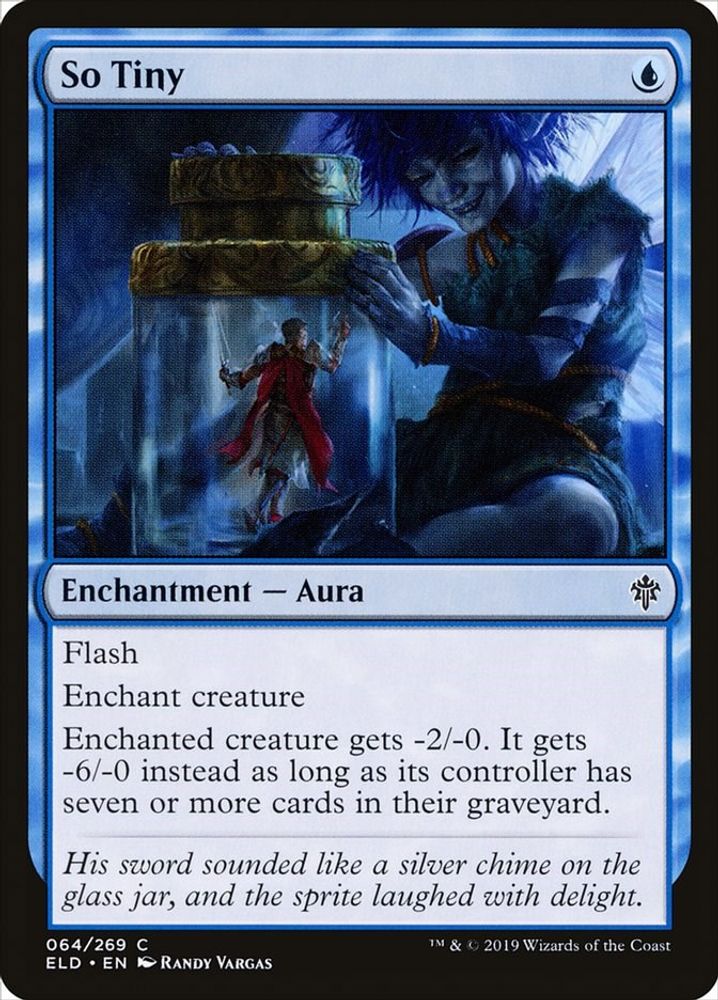 2019 Magic: The Gathering: Throne of Eldraine (ELD) - So Tiny (#64, Common) (, Near Mint)
