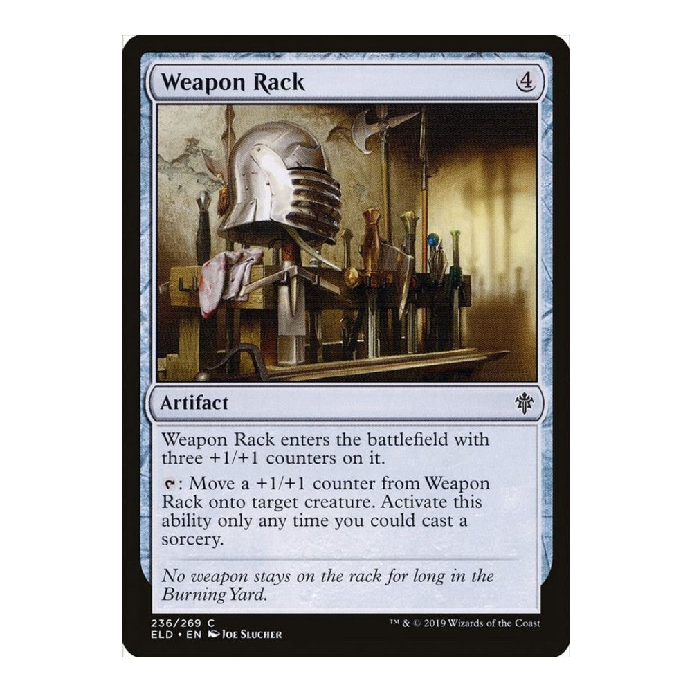 2019 Magic: The Gathering: Throne of Eldraine (ELD) - Weapon Rack (#236, Common) (, Near Mint)