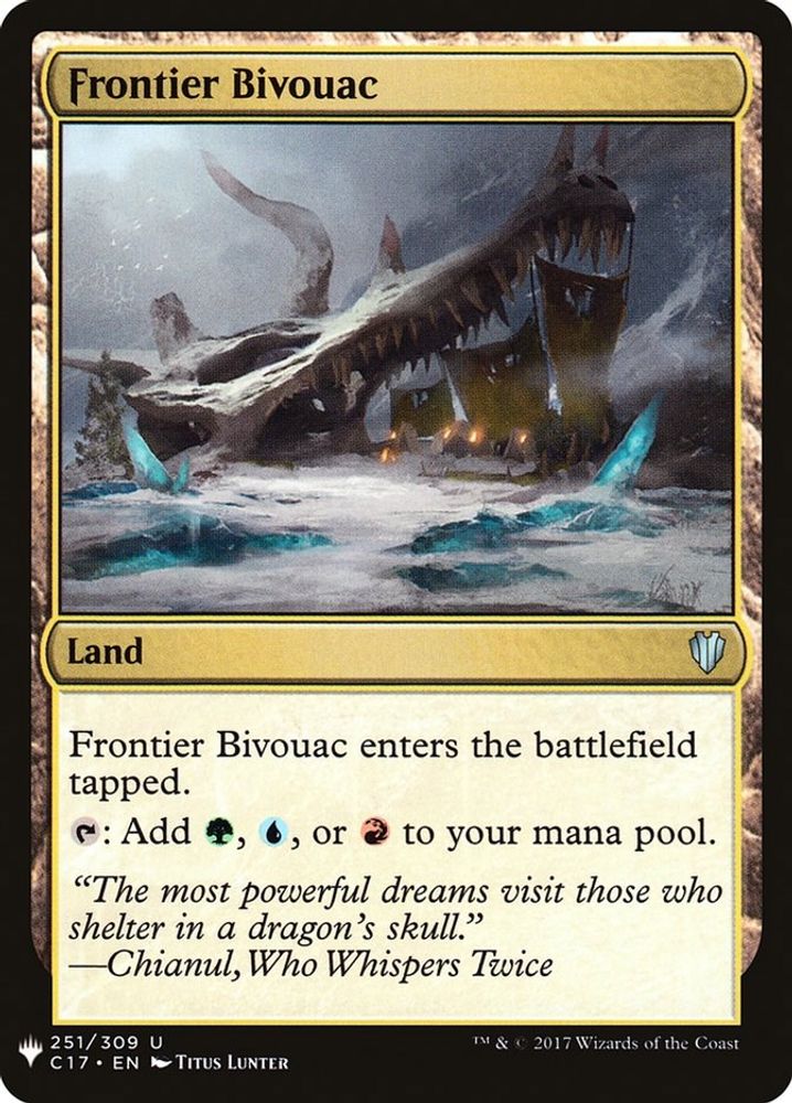 2026 Magic: The Gathering: The List Reprints (LIST) - Frontier Bivouac (C17) (#C17-251, Uncommon) (, Near Mint)