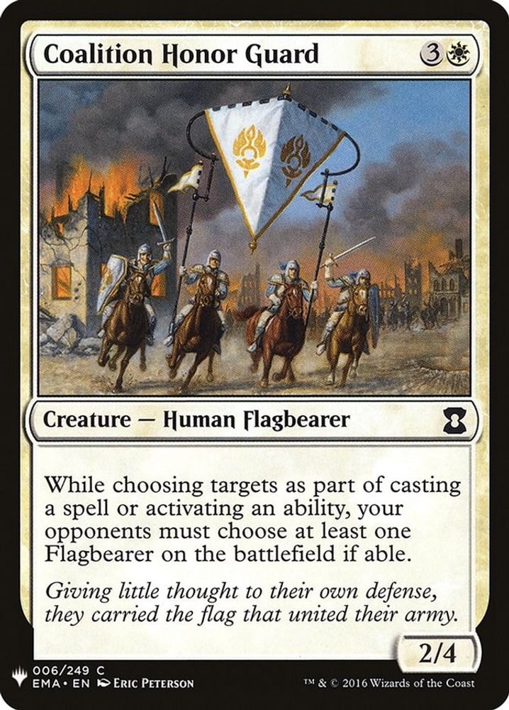 2026 Magic: The Gathering: The List Reprints (LIST) - Coalition Honor Guard (#6, Common) (, Near Mint)