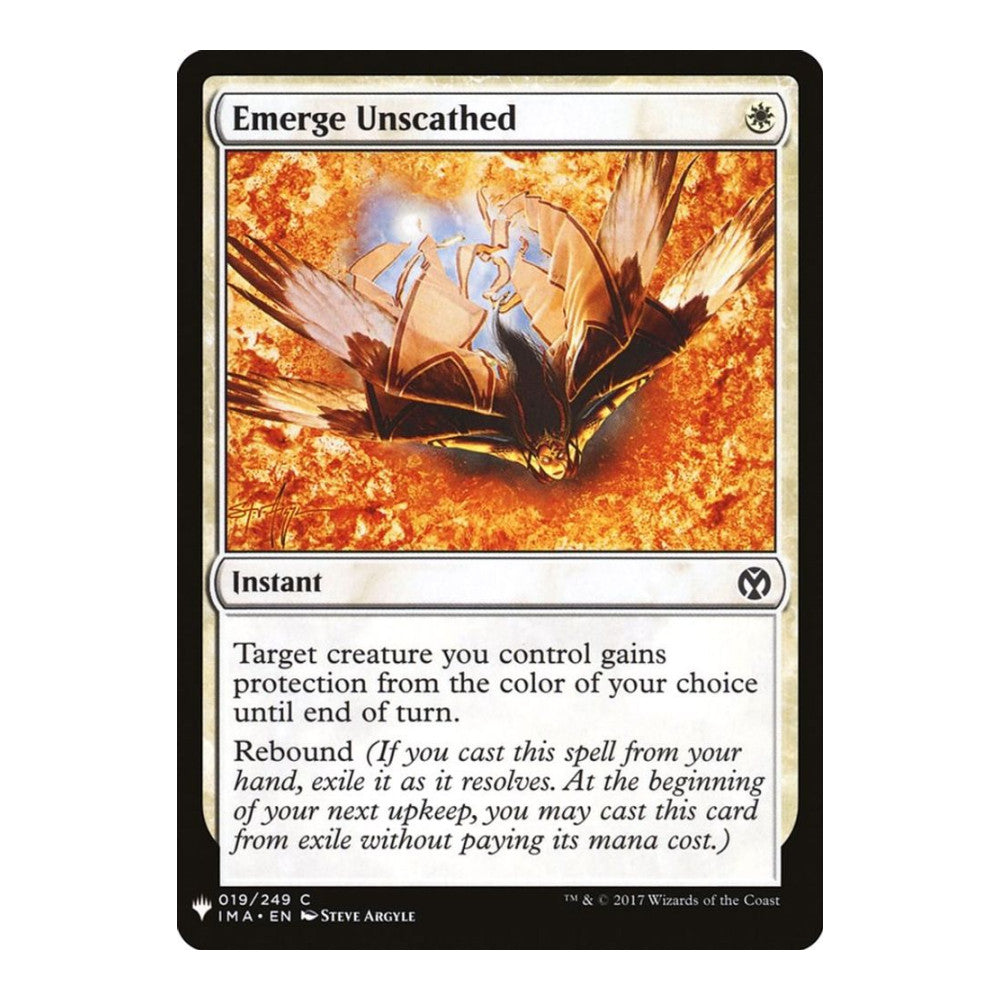 2026 Magic: The Gathering: The List Reprints (LIST) - Emerge Unscathed (#19, Common) (, Near Mint)