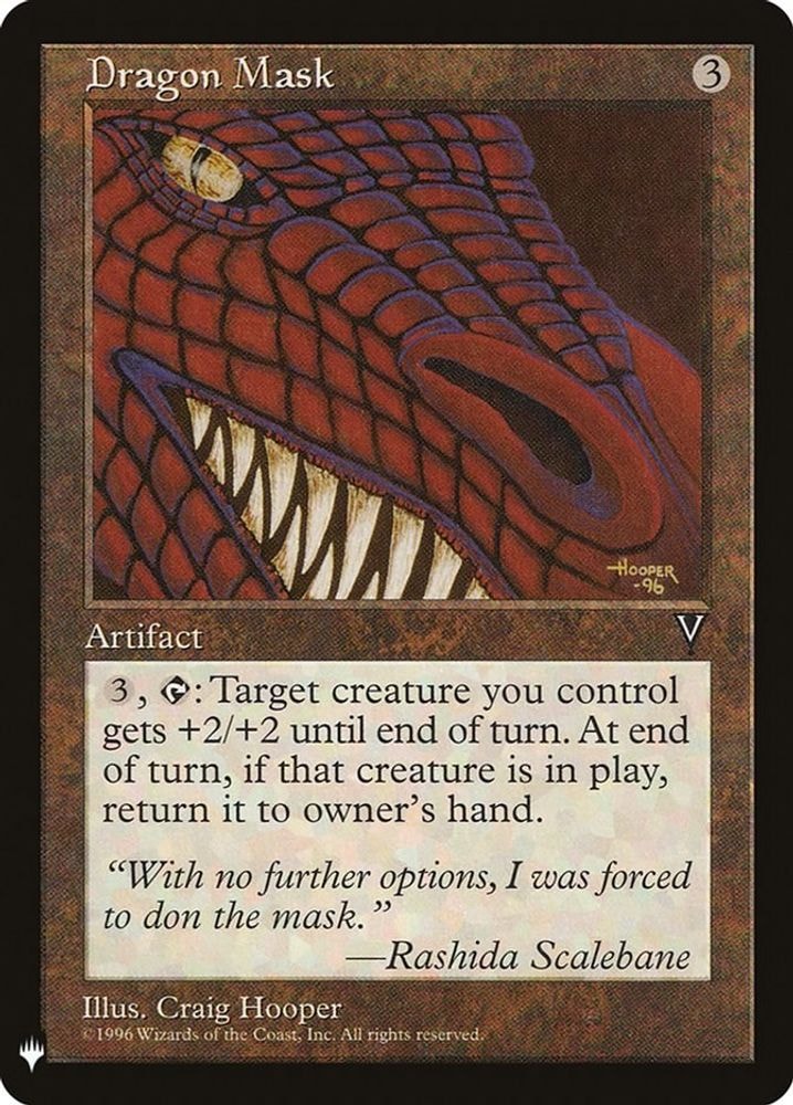 2026 Magic: The Gathering: The List Reprints (LIST) - Dragon Mask (#144, Uncommon) (, Near Mint)