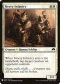 2026 Magic: The Gathering: The List Reprints (LIST) - Heavy Infantry (#18, Common) (, Near Mint)
