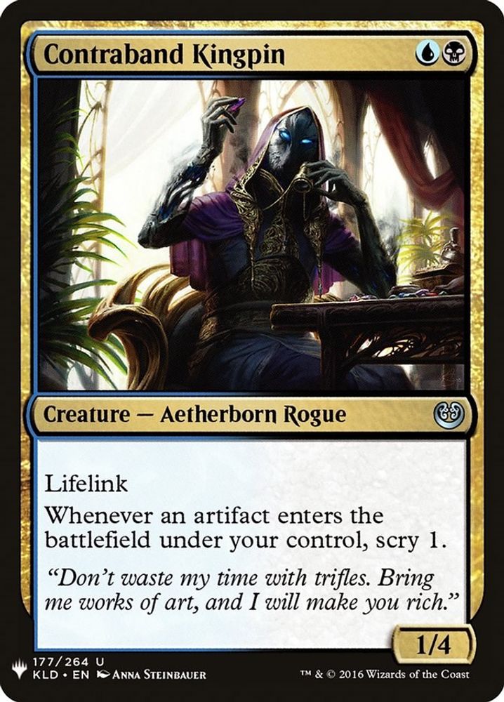 2026 Magic: The Gathering: The List Reprints (LIST) - Contraband Kingpin (#KLD-177, Uncommon) (, Near Mint)