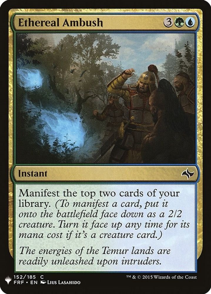 2026 Magic: The Gathering: The List Reprints (LIST) - Ethereal Ambush (#152, Common) (, Near Mint)