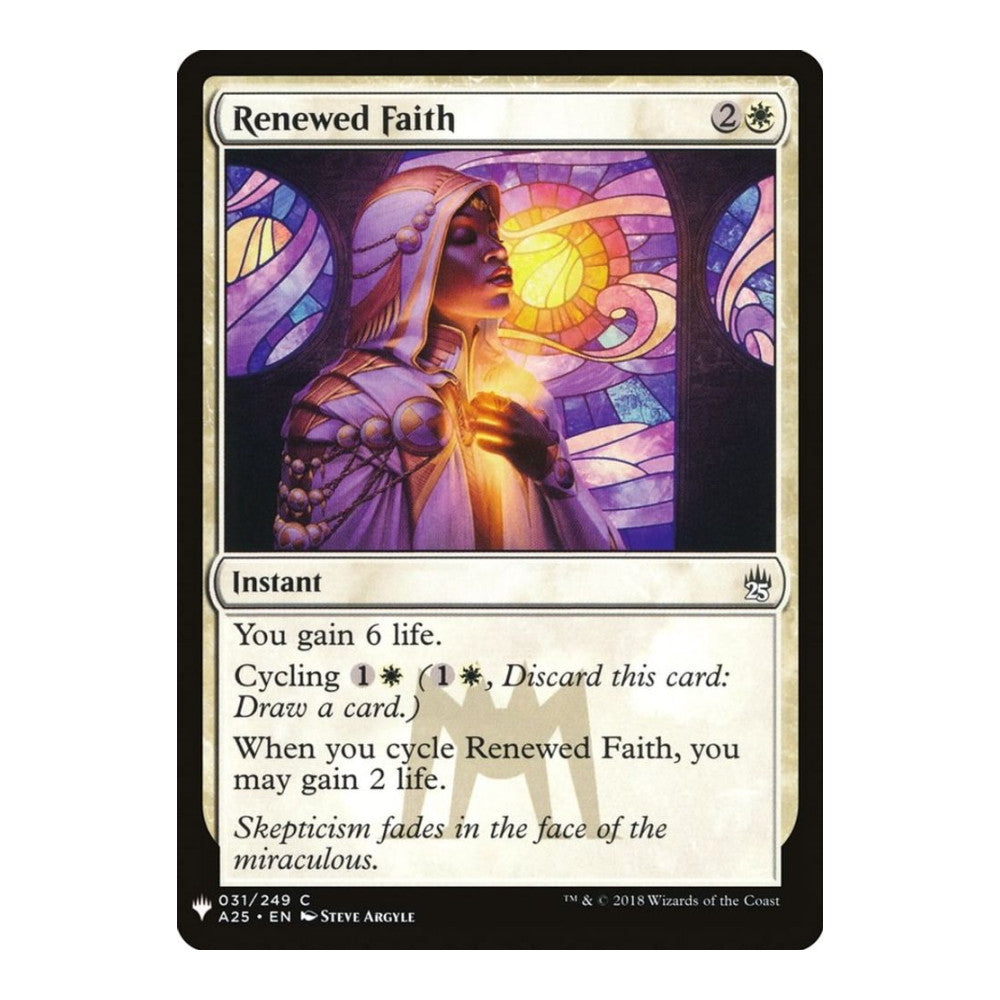 2026 Magic: The Gathering: The List Reprints (LIST) - Renewed Faith (#31, Common) (, Near Mint)