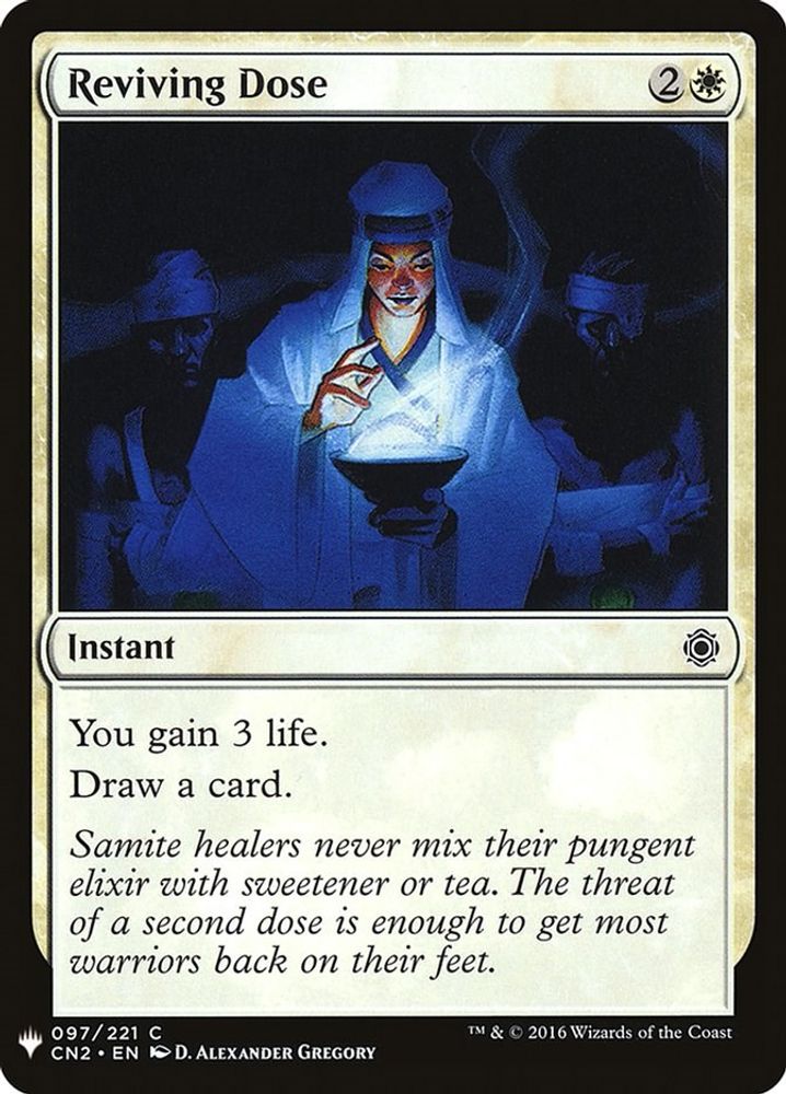 2026 Magic: The Gathering: The List Reprints (LIST) - Reviving Dose (#CN2-97, Common) (, Near Mint)