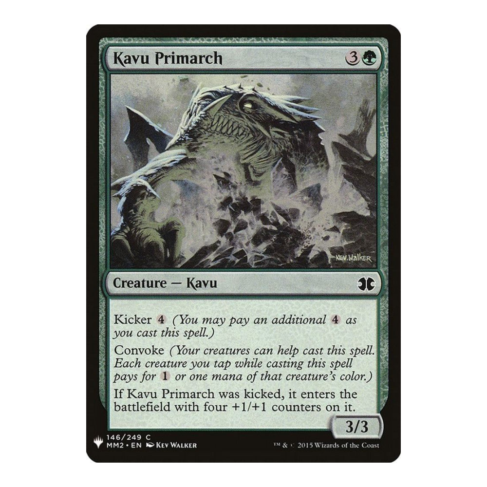 2026 Magic: The Gathering: The List Reprints (LIST) - Kavu Primarch (#146, Common) (, Near Mint)