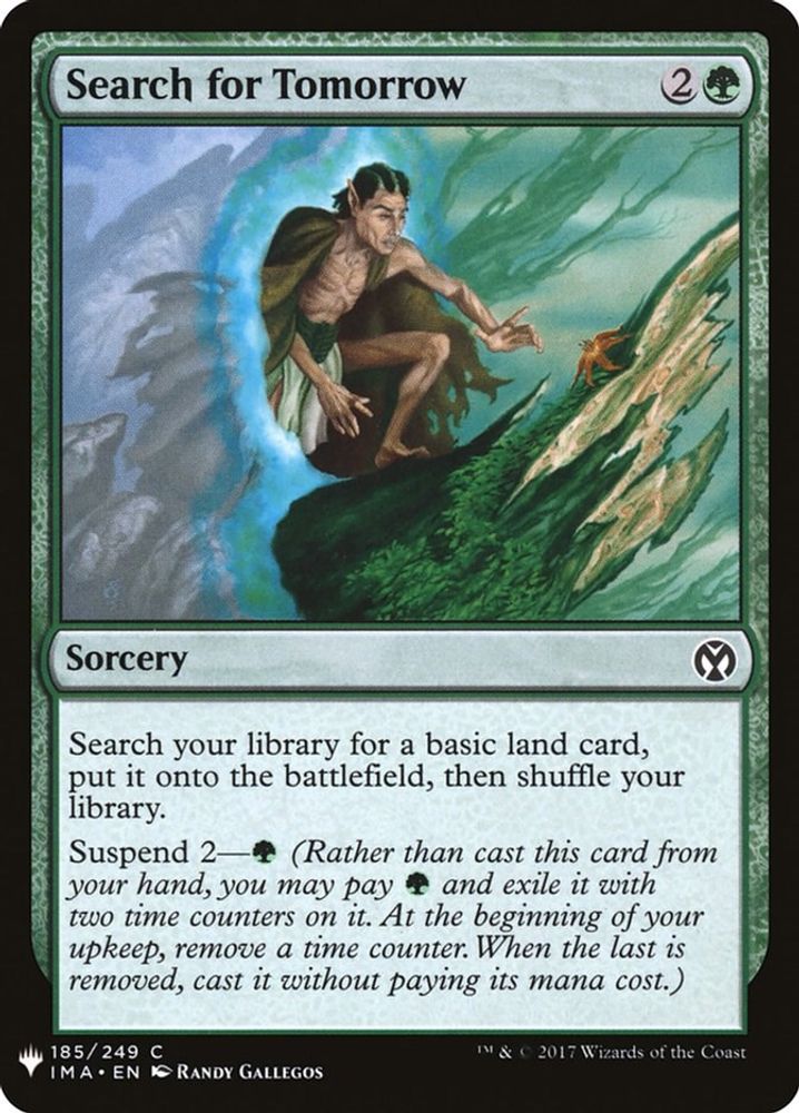 2026 Magic: The Gathering: The List Reprints (LIST) - Search for Tomorrow (#IMA-185, Common) (, Near Mint)