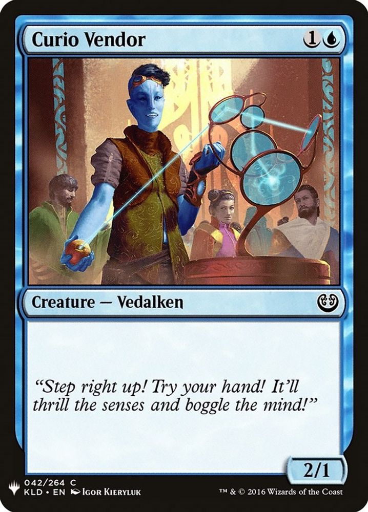2026 Magic: The Gathering: The List Reprints (LIST) - Curio Vendor (#KLD-42, Common) (, Near Mint)