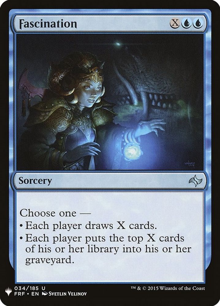 2026 Magic: The Gathering: The List Reprints (LIST) - Fascination (#FRF-34, Uncommon) (, Near Mint)