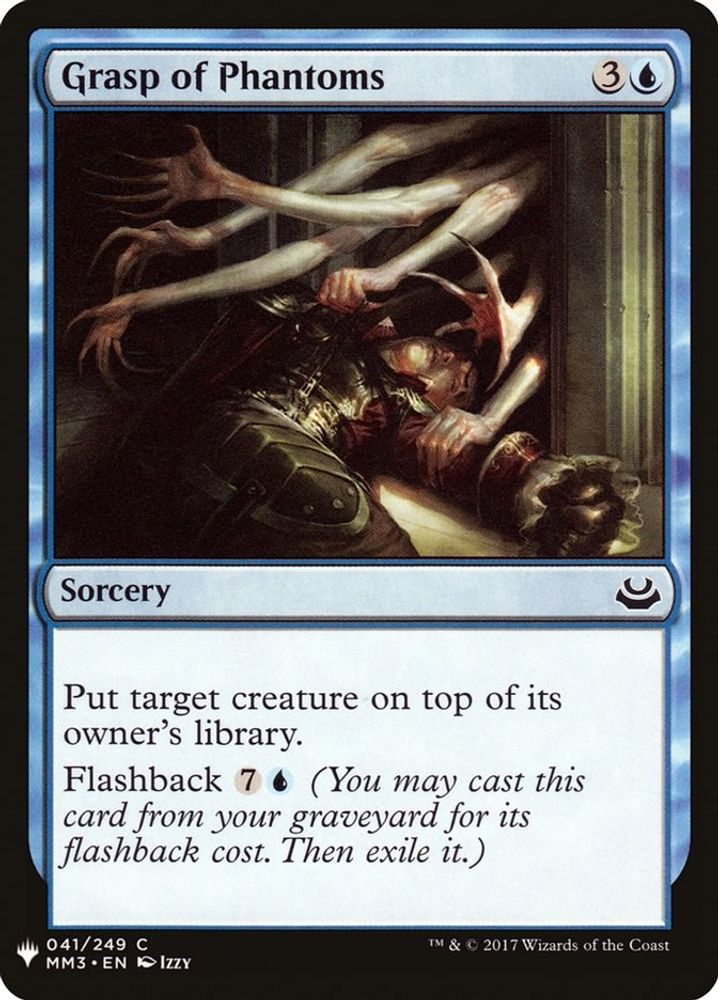 2026 Magic: The Gathering: The List Reprints (LIST) - Grasp of Phantoms (#MM3-41, Common) (, Near Mint)