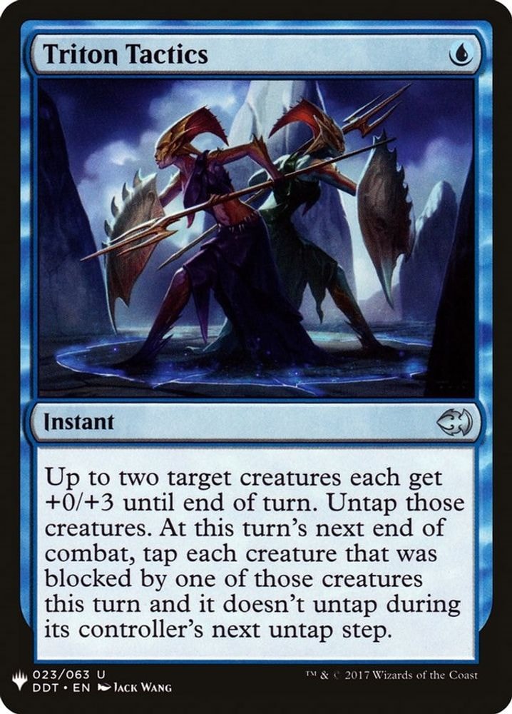 2026 Magic: The Gathering: The List Reprints (LIST) - Triton Tactics (#23, Uncommon) (, Near Mint)