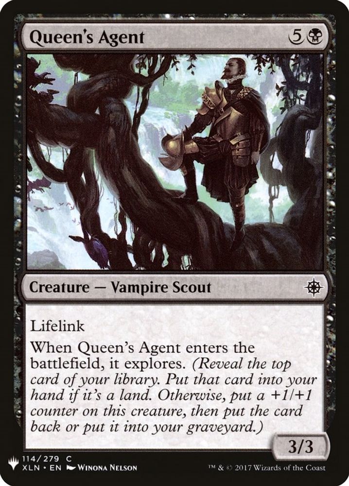 2026 Magic: The Gathering: The List Reprints (LIST) - Queen's Agent (#XLN-114, Common) (, Near Mint)
