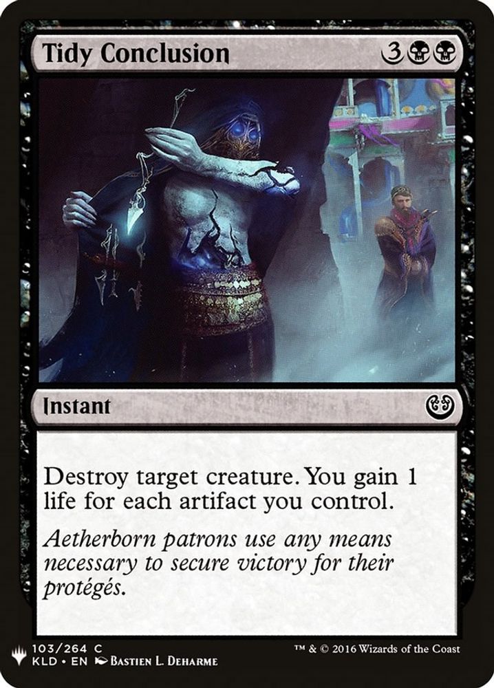 2026 Magic: The Gathering: The List Reprints (LIST) - Tidy Conclusion (#KLD-103, Common) (, Near Mint)