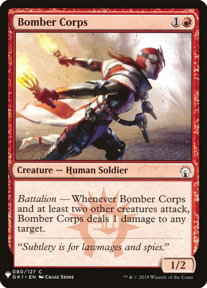 2026 Magic: The Gathering: The List Reprints (LIST) - Bomber Corps (#80, Common) (, Near Mint)