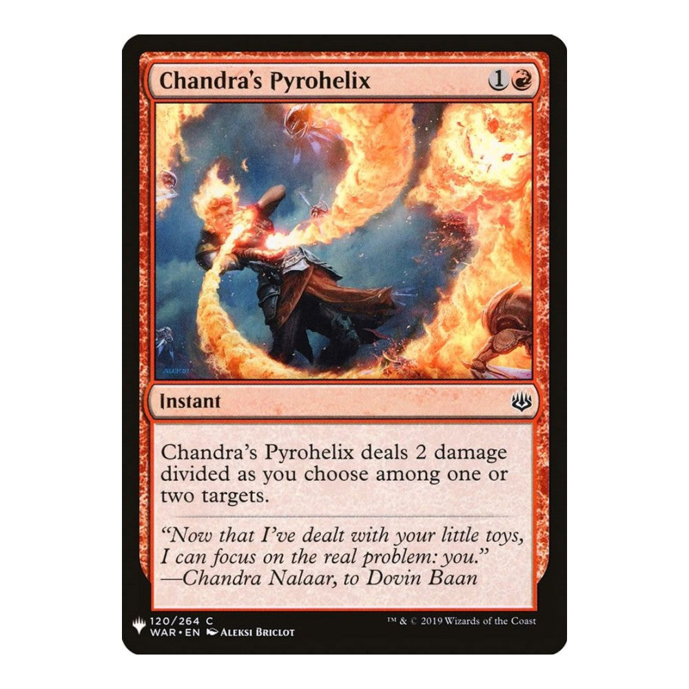 2026 Magic: The Gathering: The List Reprints (LIST) - Chandra's Pyrohelix (#120, Common) (, Near Mint)