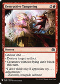 2026 Magic: The Gathering: The List Reprints (LIST) - Destructive Tampering (#AER-78, Common) (, Near Mint)