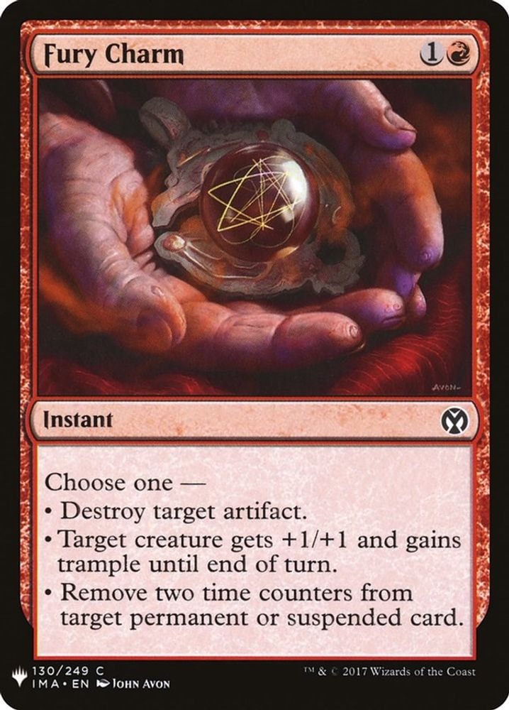 2026 Magic: The Gathering: The List Reprints (LIST) - Fury Charm (#130, Common) (, Near Mint)