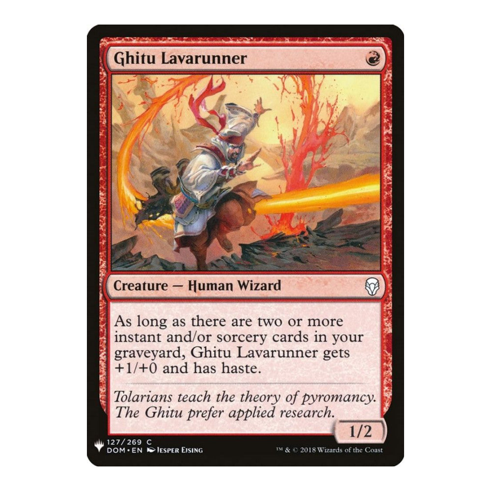 2026 Magic: The Gathering: The List Reprints (LIST) - Ghitu Lavarunner (#127, Common) (, Near Mint)