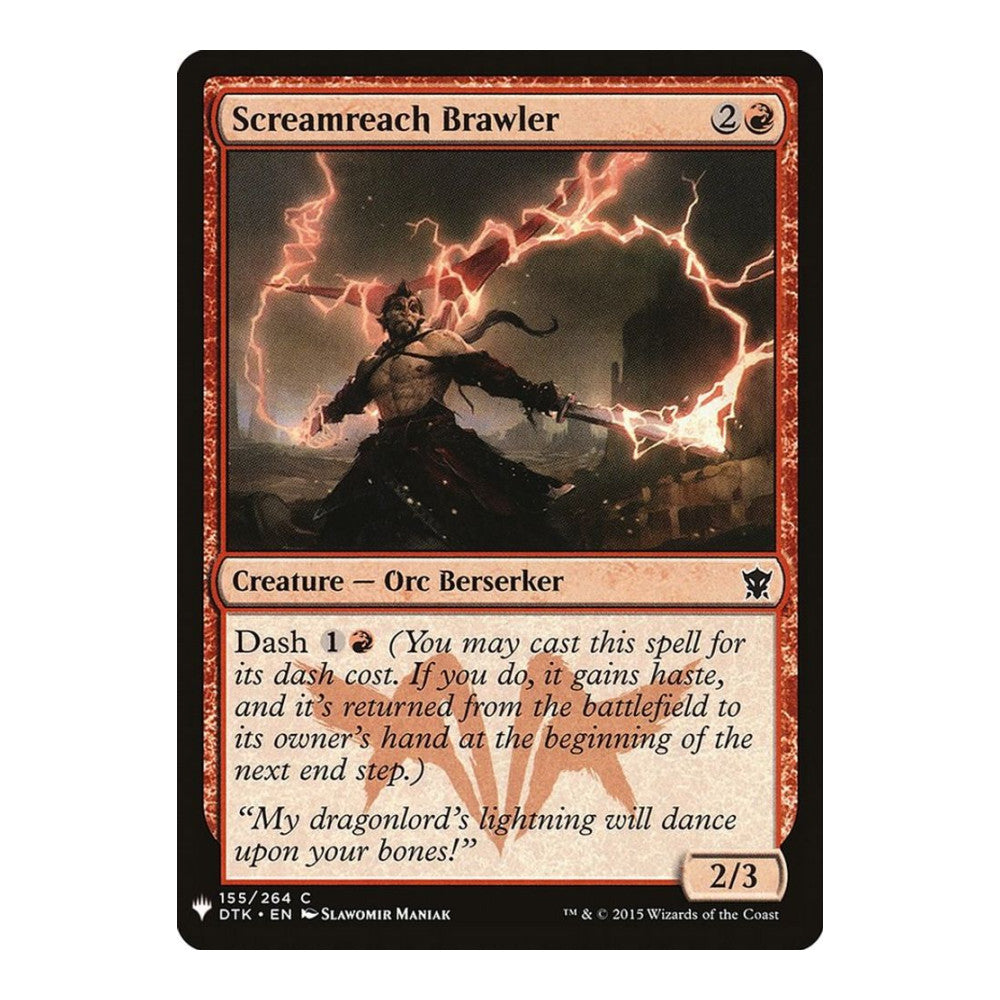 2026 Magic: The Gathering: The List Reprints (LIST) - Screamreach Brawler (#155, Common) (, Near Mint)