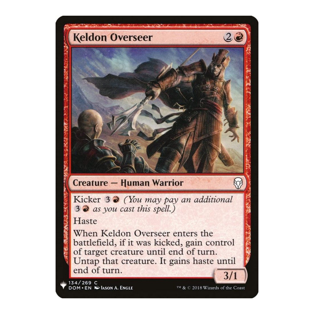 2026 Magic: The Gathering: The List Reprints (LIST) - Keldon Overseer (#134, Common) (, Near Mint)