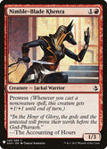 2026 Magic: The Gathering: The List Reprints (LIST) - Nimble-Blade Khenra (#AKH-145, Common) (, Near Mint)