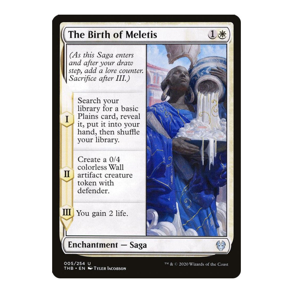 2020 Magic: The Gathering: Theros Beyond Death (THB) - The Birth of Meletis (#5, Uncommon) (, Near Mint)
