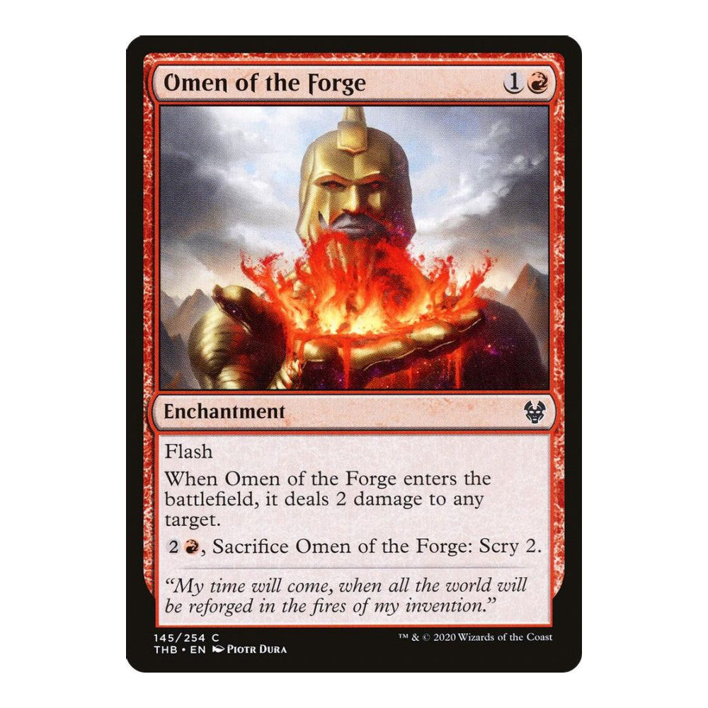 Omen of the Forge - Theros Beyond Death () - Near Mint -