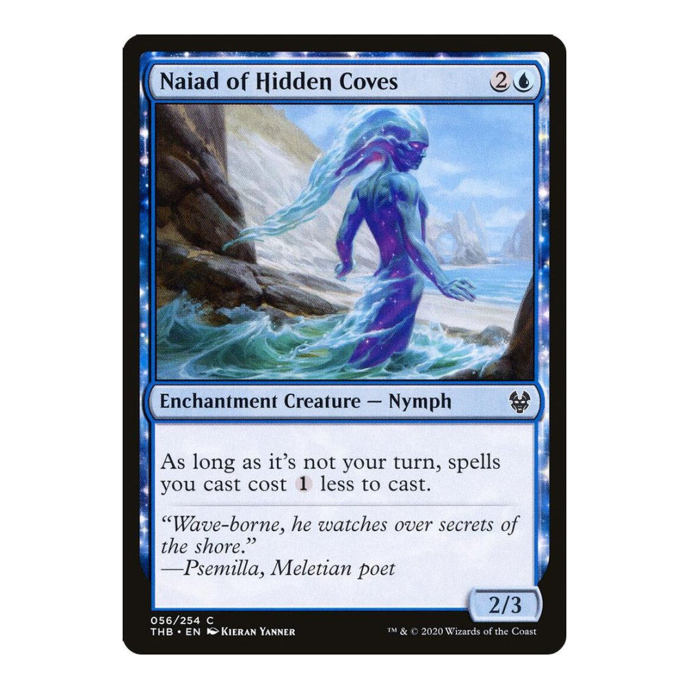 2020 Magic: The Gathering: Theros Beyond Death (THB) - Naiad of Hidden Coves (#56, Common) (, Near Mint)