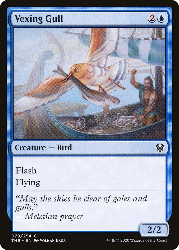 2020 Magic: The Gathering: Theros Beyond Death (THB) - Vexing Gull (#79, Common) (, Near Mint)