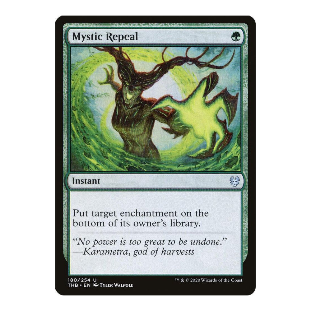 2020 Magic: The Gathering: Theros Beyond Death (THB) - Mystic Repeal (#180, Uncommon) (, Near Mint)