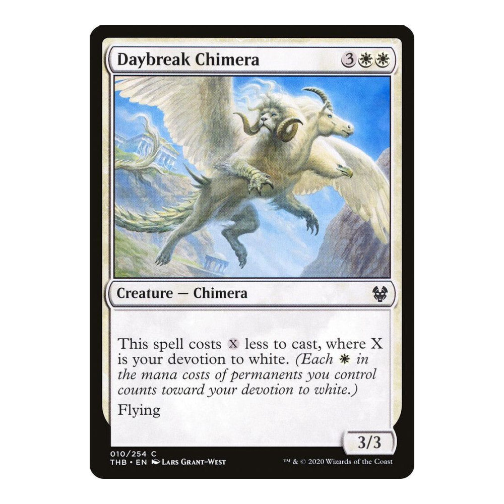 2020 Magic: The Gathering: Theros Beyond Death (THB) - Daybreak Chimera (#10, Common) (, Near Mint)