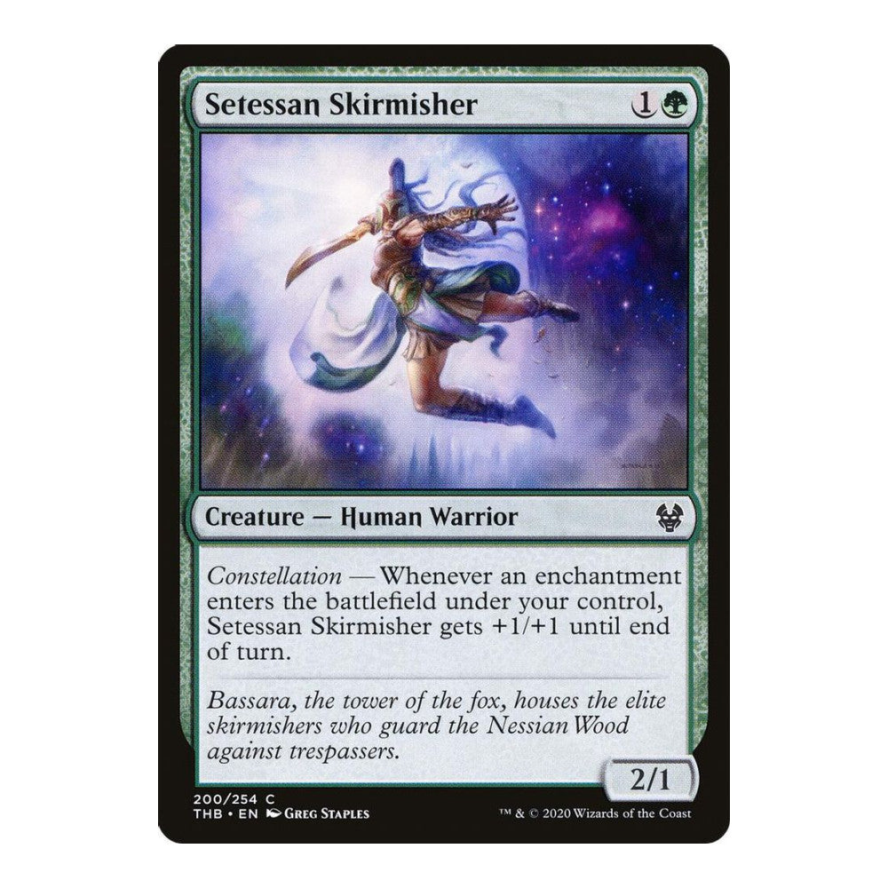 2020 Magic: The Gathering: Theros Beyond Death (THB) - Setessan Skirmisher (#200, Common) (, Near Mint)
