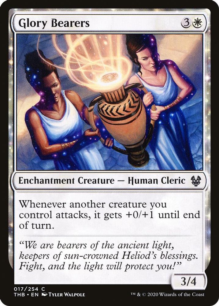 2020 Magic: The Gathering: Theros Beyond Death (THB) - Glory Bearers (#17, Common) (, Near Mint)