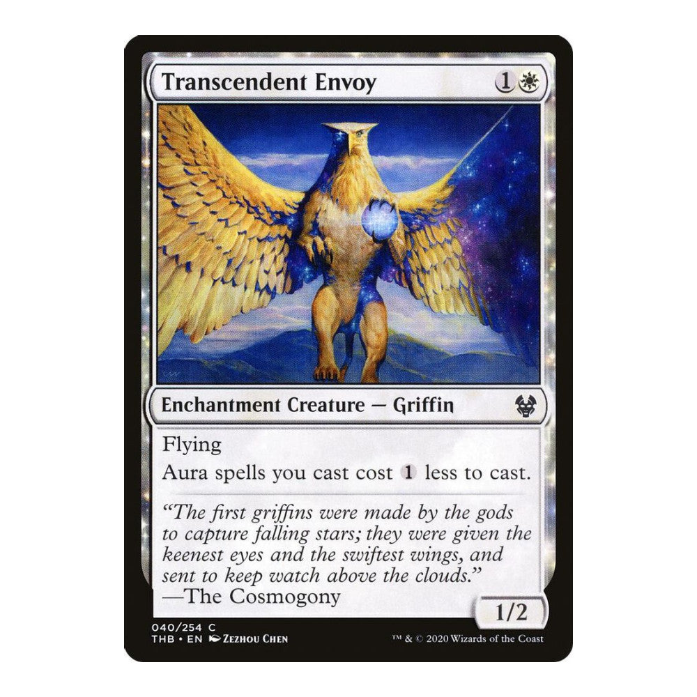 2020 Magic: The Gathering: Theros Beyond Death (THB) - Transcendent Envoy (#40, Common) (, Near Mint)