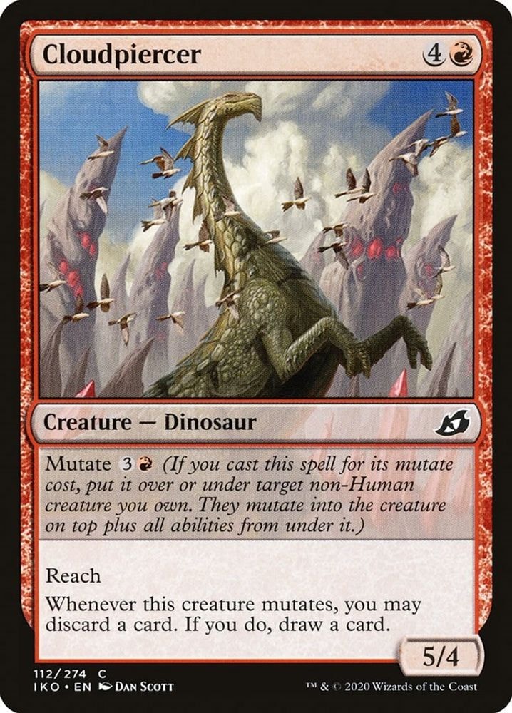 2020 Magic: The Gathering: Ikoria: Lair of Behemoths (IKO) - Cloudpiercer (#112, Common) (Foil, Near Mint)