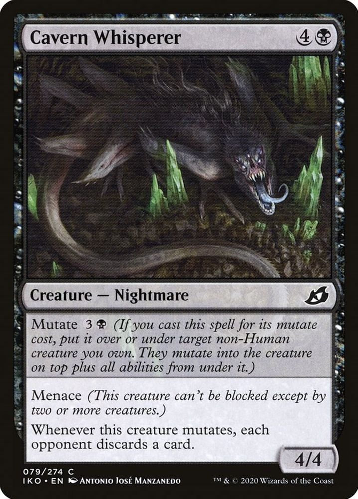2020 Magic: The Gathering: Ikoria: Lair of Behemoths (IKO) - Cavern Whisperer (#79, Common) (Foil, Near Mint)