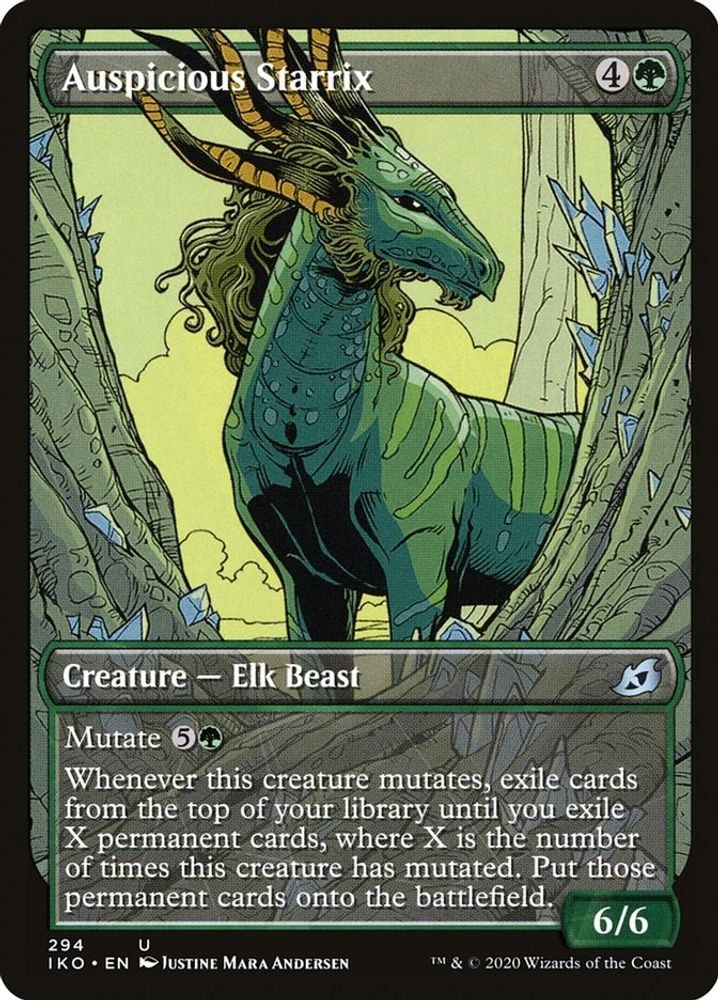 2020 Magic: The Gathering: Ikoria: Lair of Behemoths (IKO) - Auspicious Starrix Showcase (#294, Uncommon)