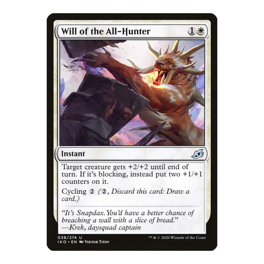 Will of the All-Hunter - Ikoria: Lair of Behemoths (Foil) - Near Mint -