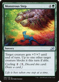 2020 Magic: The Gathering: Ikoria: Lair of Behemoths (IKO) - Monstrous Step (#166, Uncommon) (Foil, Near Mint)