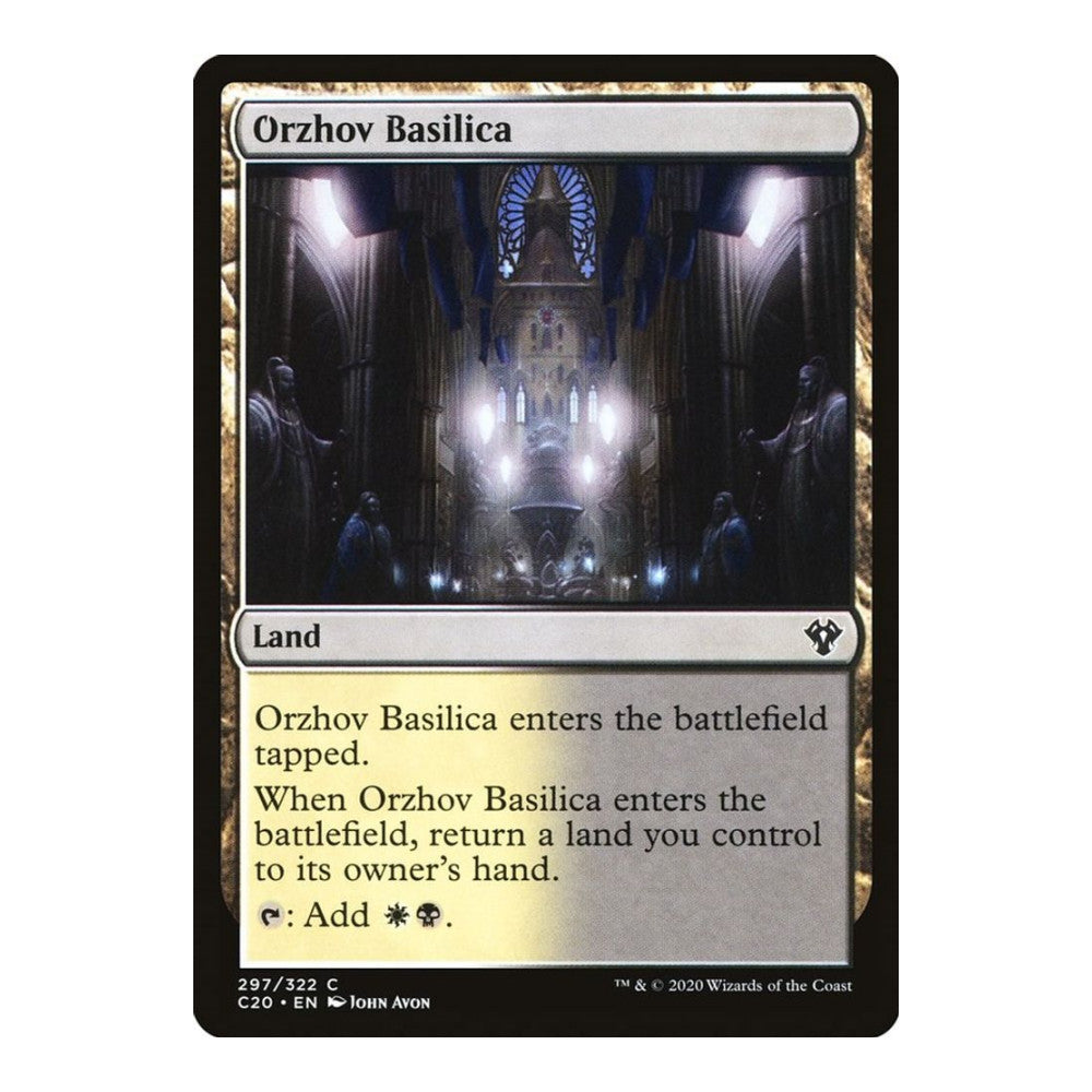 2020 Magic: The Gathering: Commander 2020 (C20) - Orzhov Basilica (#297, Common) (, Near Mint)