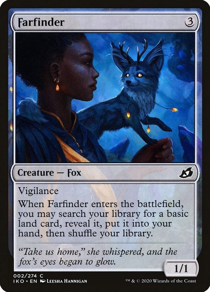 2020 Magic: The Gathering: Ikoria: Lair of Behemoths (IKO) - Farfinder (#2, Common) (, Near Mint)