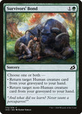2020 Magic: The Gathering: Ikoria: Lair of Behemoths (IKO) - Survivors Bond (#172, Common) (Foil, Near Mint)